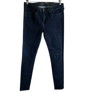 Lucchese Mid-Rise Skinny Jeans Sz 29 Women’s Dark Wash Western USA Made
